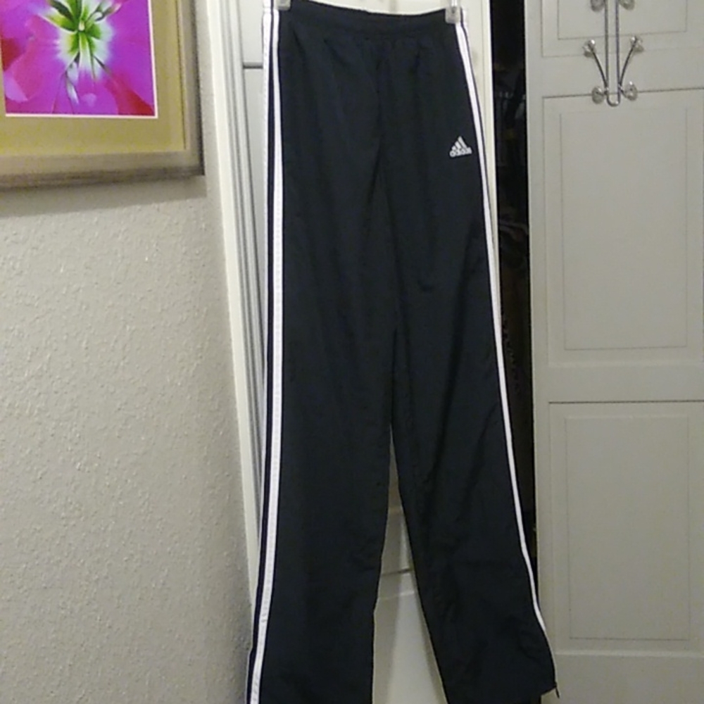 Adidas black athletic pants, size XS